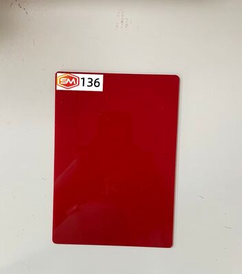 खरीदें Vibrant Red Cast Acrylic Sheet 22mm Thick Panel for Retail Display Fabrication online manufacture