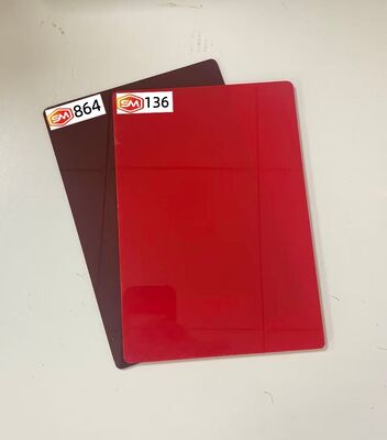 खरीदें Rich Russet Cast Acrylic Sheet 18mm Thick Panel for Store Display Construction online manufacture