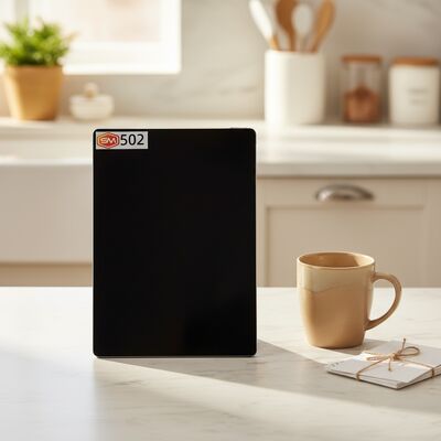 खरीदें कस्टम परियोजनाओं के लिए गंधहीन काटने, चिकनी सतह, और रासायनिक प्रतिरोध के साथ काले कास्ट एक्रिलिक शीट online manufacture