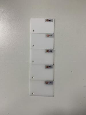 खरीदें रसोई कैबिनेट दरवाजे और बाथरूम वैनिटी पैनलों के लिए एसएम अपारदर्शी सफेद एक्रिलिक शीट online manufacture