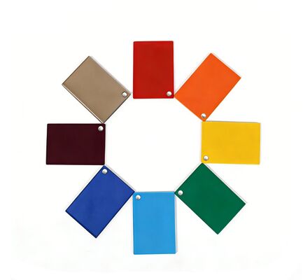 खरीदें बस स्टेशन आश्रय के लिए रंगीन एक्रिलिक शीट 18 मिमी यूवी प्रतिरोधी रंगीन एक्रिलिक पैनल online manufacture