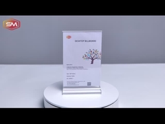 टी आकार ऐक्रेलिक साइन होल्डर