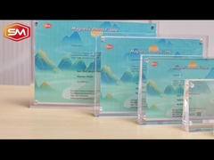 मजबूत सिंगल साइड लीन एक्रिलिक चुंबकीय फोटो फ्रेम श्रृंखला