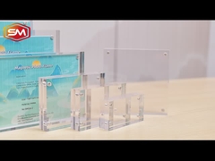 कस्टम आकार पारदर्शी डबल साइड फ्लैट एक्रिलिक फोटो फ्रेम श्रृंखला