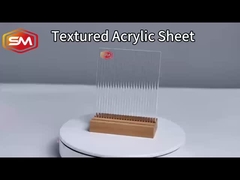 पारदर्शी धारीदार बनावट वाली ऐक्रेलिक शीट