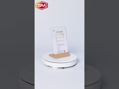 T आकार का एक्रिलिक साइन धारक