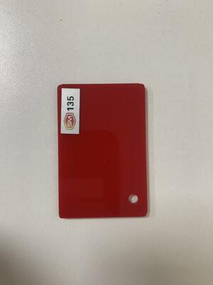 कॉस्मेटिक स्टोर डिस्प्ले के लिए आसान कटिंग के साथ लाल रंग में एसएम हाई ग्रेड कास्ट एक्रिलिक शीट