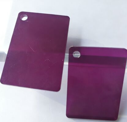 High Gloss Purple Acrylic Sheet Elegant Panel for Wedding & Event Decoration