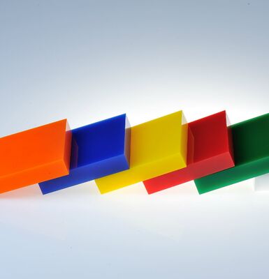 पुस्तकालय पढ़ने के क्षेत्र के लिए रंगीन एक्रिलिक शीट 18 मिमी मैट नॉन-ग्लेयर पैनल